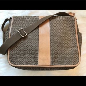 Coach Mini Signature Diaper/laptop/messenger bag..